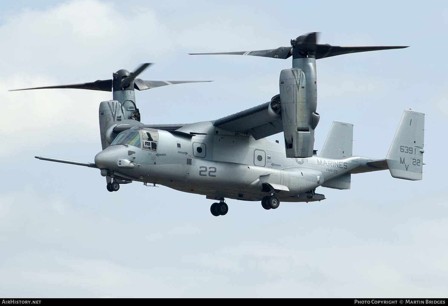 Aircraft Photo of 166391 / 6391 | Bell-Boeing MV-22B Osprey | USA - Marines | AirHistory.net #145937