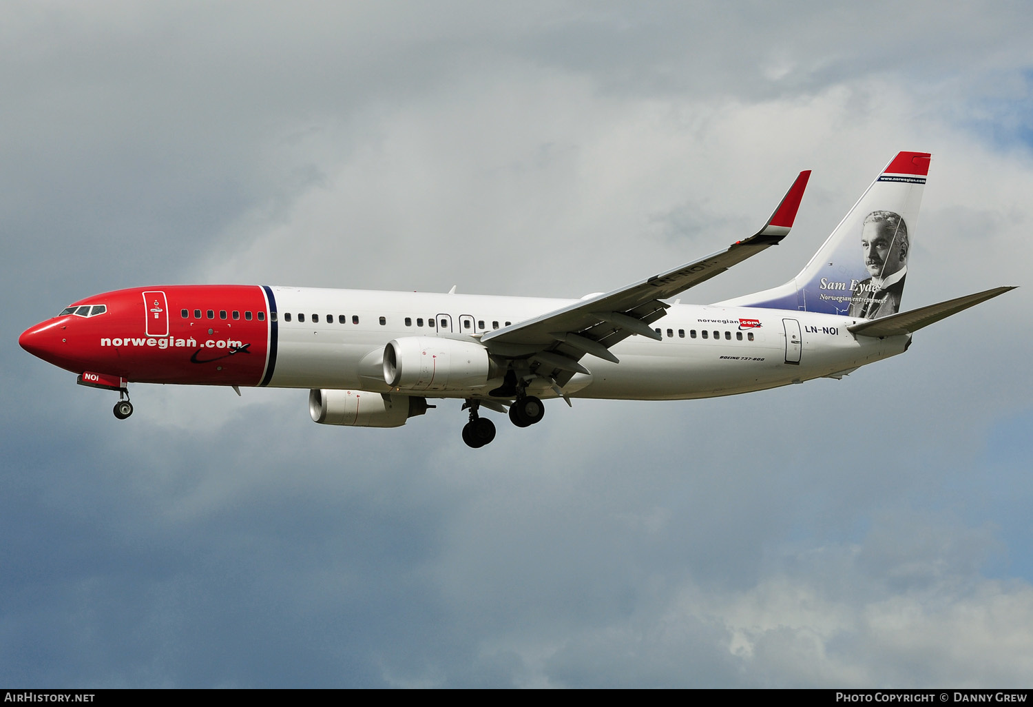 Aircraft Photo of LN-NOI | Boeing 737-86N | Norwegian | AirHistory.net #145949