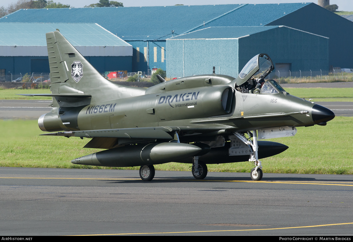 Aircraft Photo of N166EM | McDonnell Douglas A-4N Skyhawk II | Draken International | AirHistory.net #145963