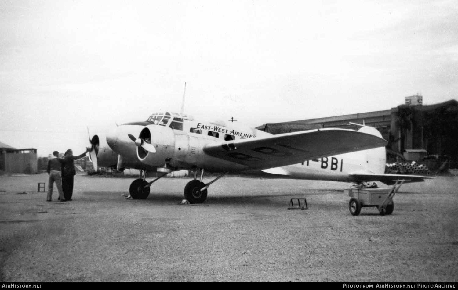 Aircraft Photo of VH-BBI | Avro 652A Anson I | East-West Airlines | AirHistory.net #145967