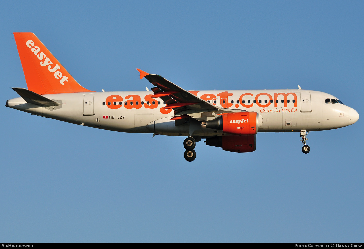Aircraft Photo of HB-JZV | Airbus A319-112 | EasyJet | AirHistory.net #146023