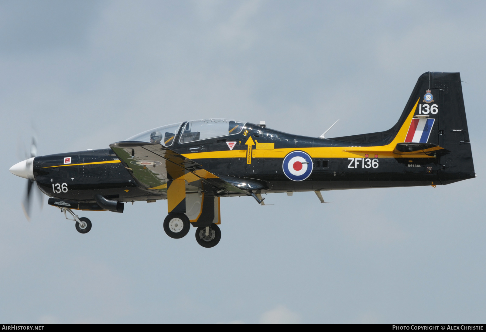 Aircraft Photo of N613AL / ZF136 | Short S-312 Tucano T1 | UK - Air Force | AirHistory.net #146031