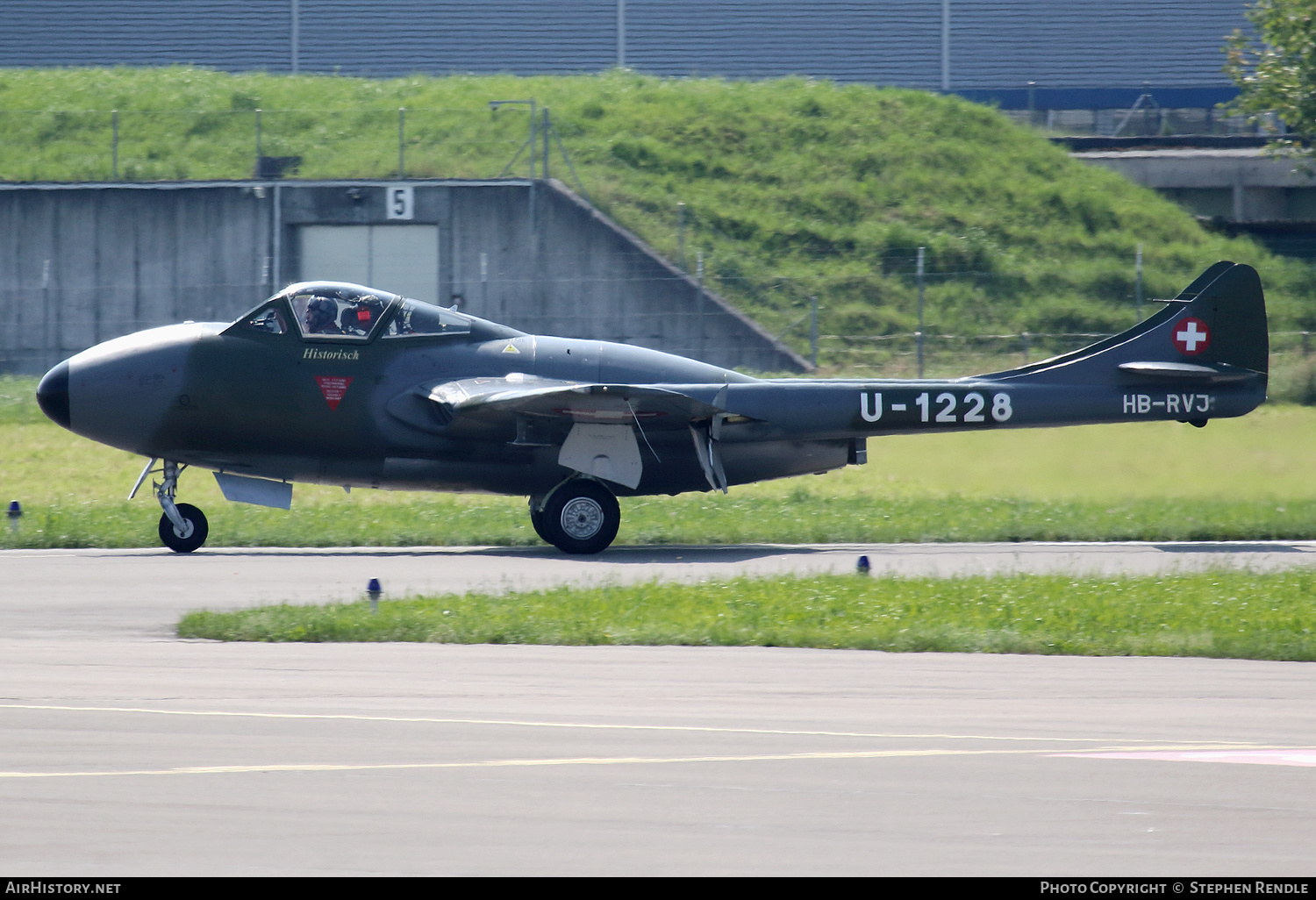 Aircraft Photo of HB-RVJ / U-1228 | De Havilland D.H. 115 Vampire T55 | Switzerland - Air Force | AirHistory.net #146117