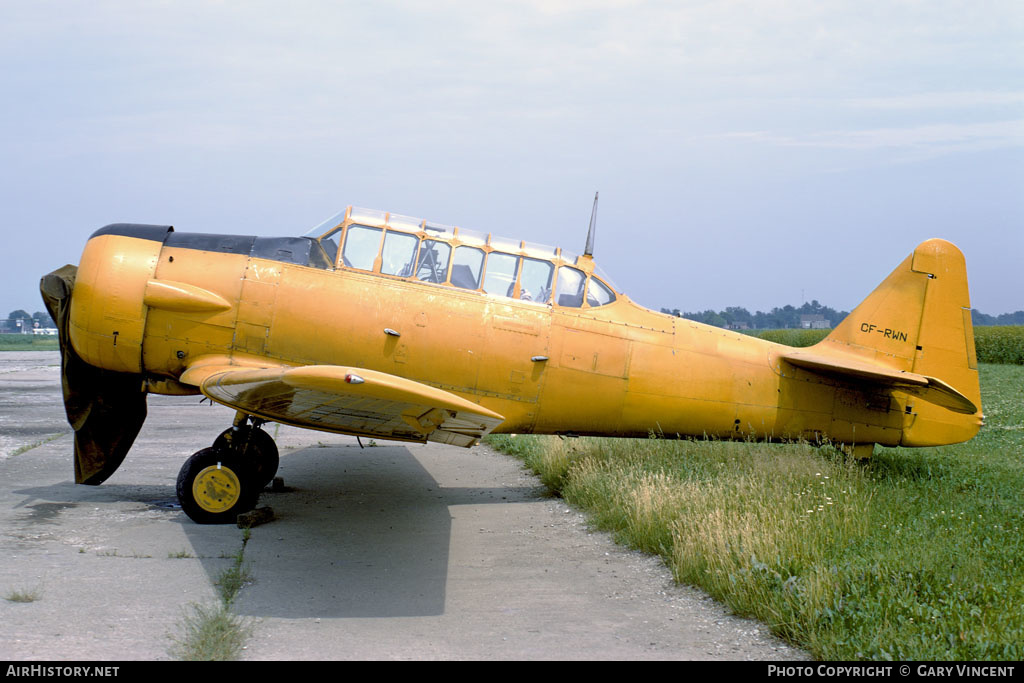 Aircraft Photo of CF-RWN | North American AT-16 Harvard II | AirHistory.net #146139