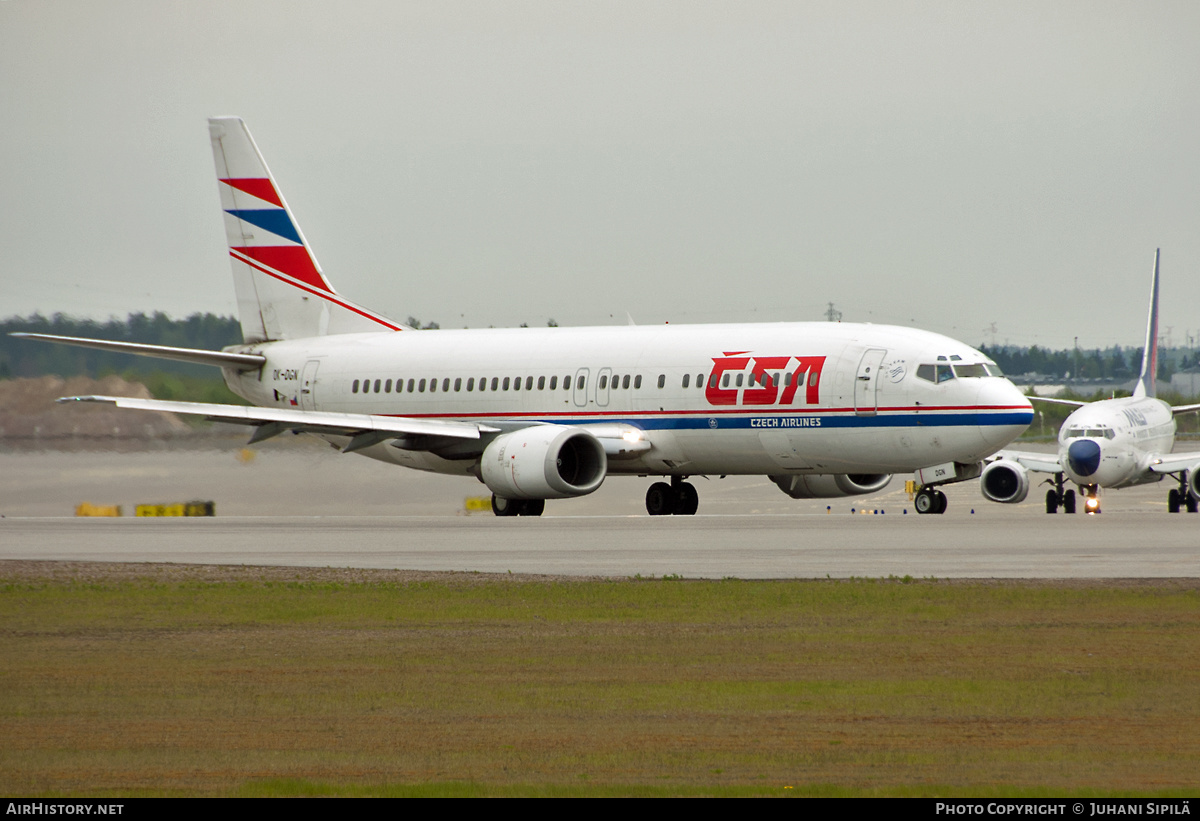 Aircraft Photo of OK-DGN | Boeing 737-45S | ČSA - Czech Airlines | AirHistory.net #146150