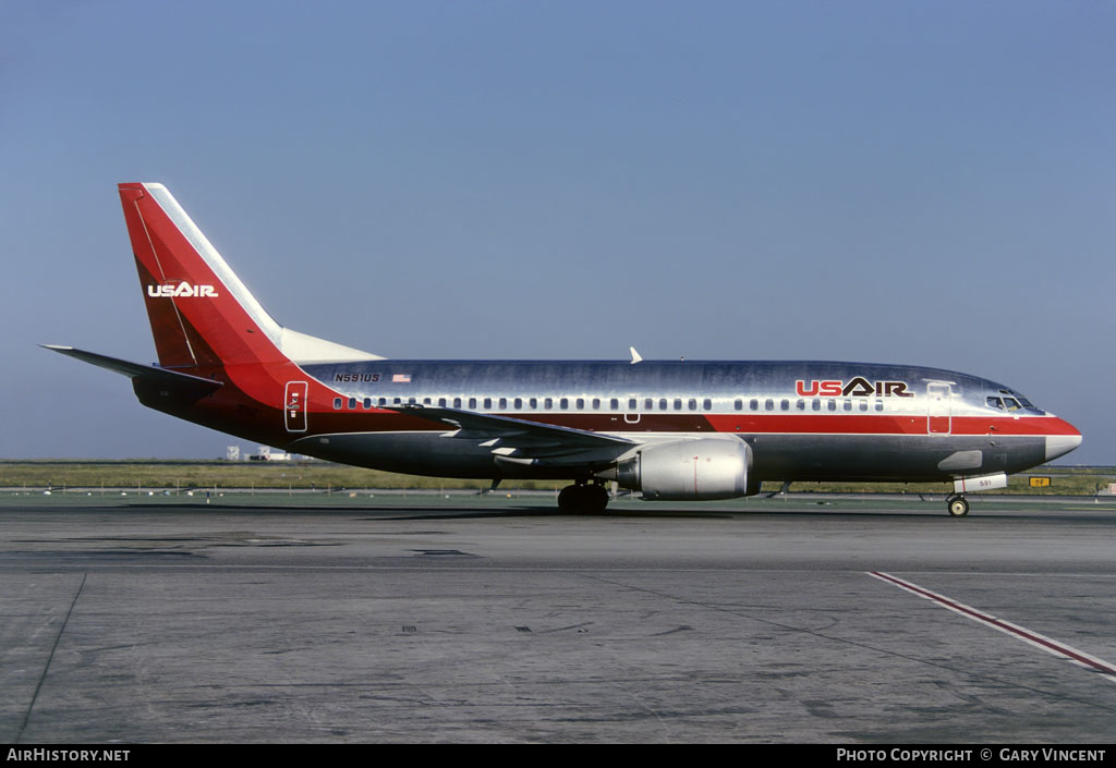 Aircraft Photo of N591US | Boeing 737-301 | USAir | AirHistory.net #146165