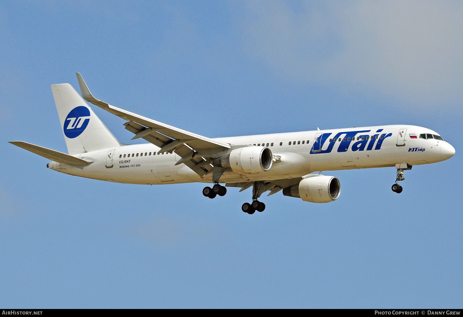 Aircraft Photo of VQ-BKF | Boeing 757-2Q8 | UTair | AirHistory.net #146173