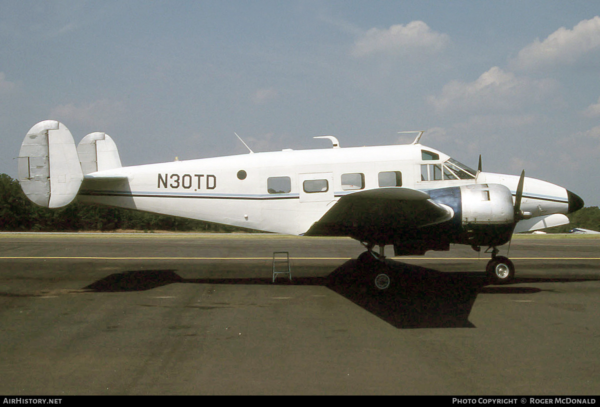 Aircraft Photo of N30TD | Beech E18S/Tri-Gear | AirHistory.net #146177