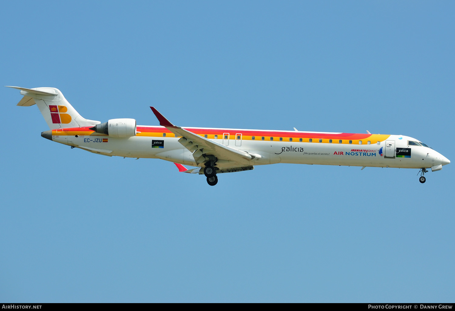 Aircraft Photo of EC-JZU | Bombardier CRJ-900ER (CL-600-2D24) | Iberia Regional | AirHistory.net #146179
