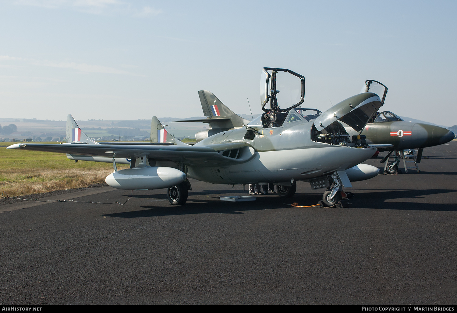 Aircraft Photo of G-HELV / XJ771 | De Havilland D.H. 115 Vampire T55 | Air Atlantique Classic Flight | UK - Air Force | AirHistory.net #146188