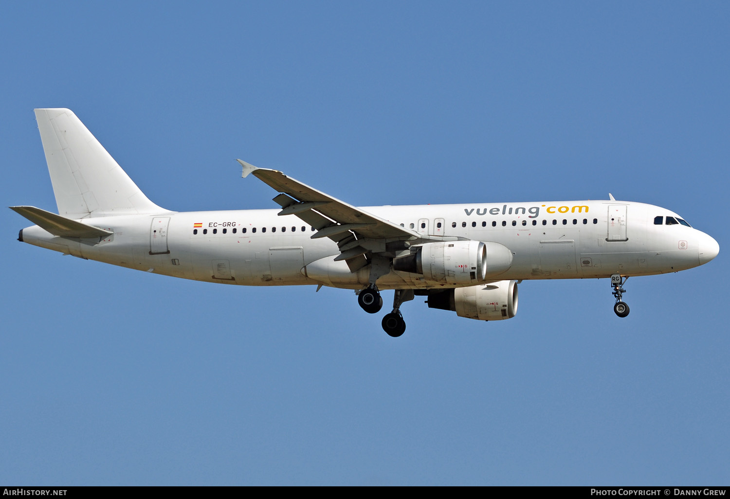 Aircraft Photo of EC-GRG | Airbus A320-211 | Vueling Airlines | AirHistory.net #146223