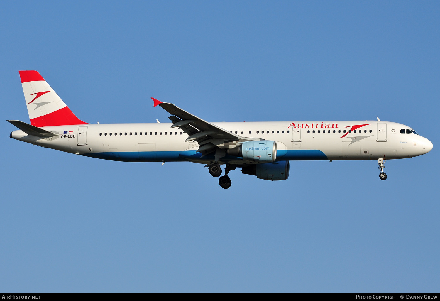 Aircraft Photo of OE-LBE | Airbus A321-211 | Austrian Airlines | AirHistory.net #146241