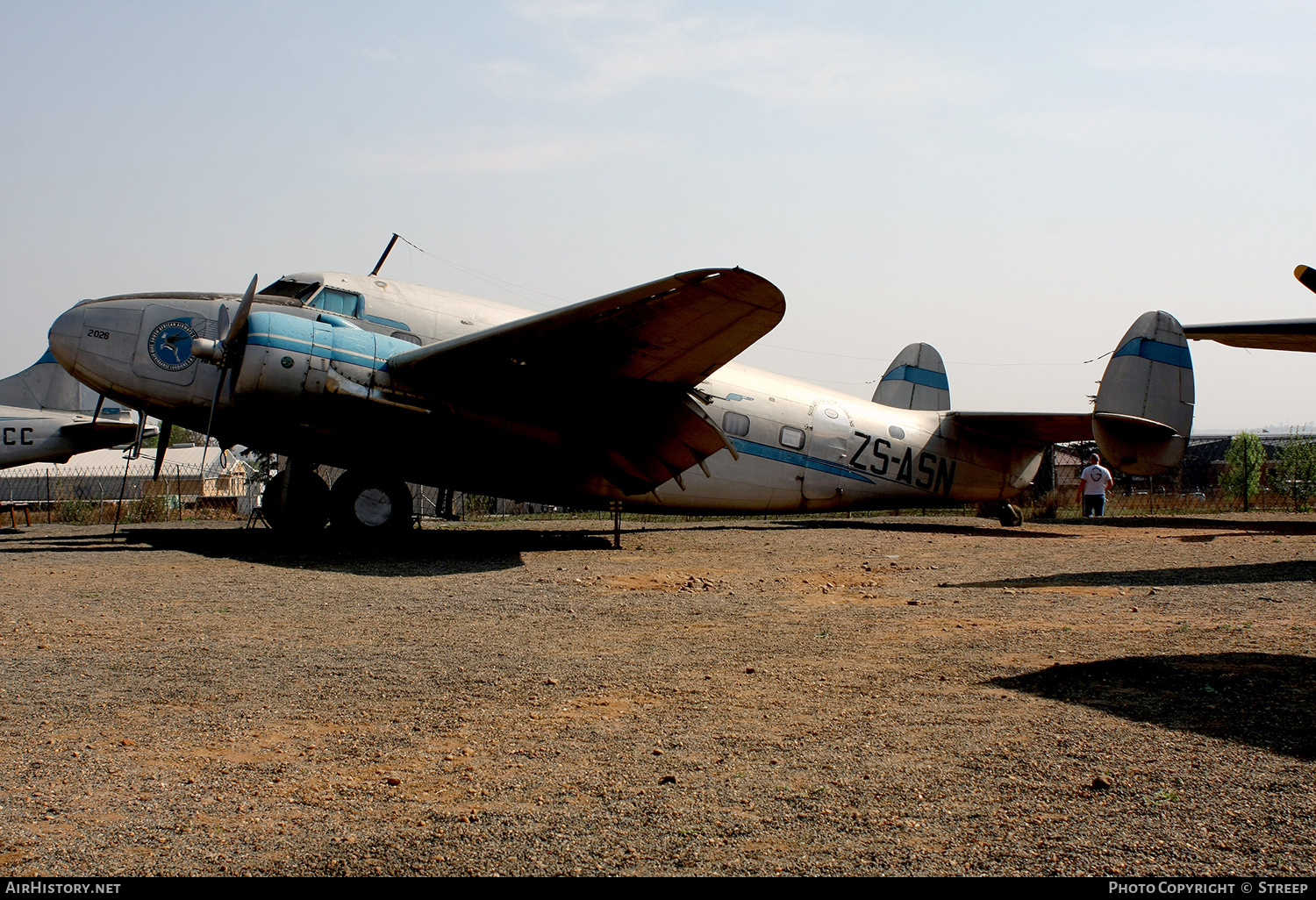 Aircraft Photo of ZS-ASN / 2026 | Lockheed 18-08 Lodestar | South African Airways - Suid-Afrikaanse Lugdiens | AirHistory.net #146242