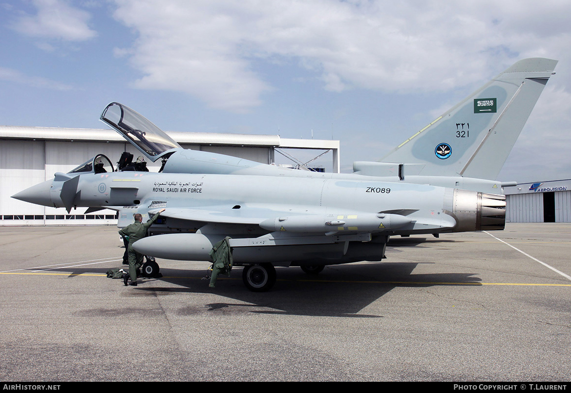 Aircraft Photo of 321 / ZK089 | Eurofighter EF-2000 Typhoon T3 | Saudi Arabia - Air Force | AirHistory.net #146277