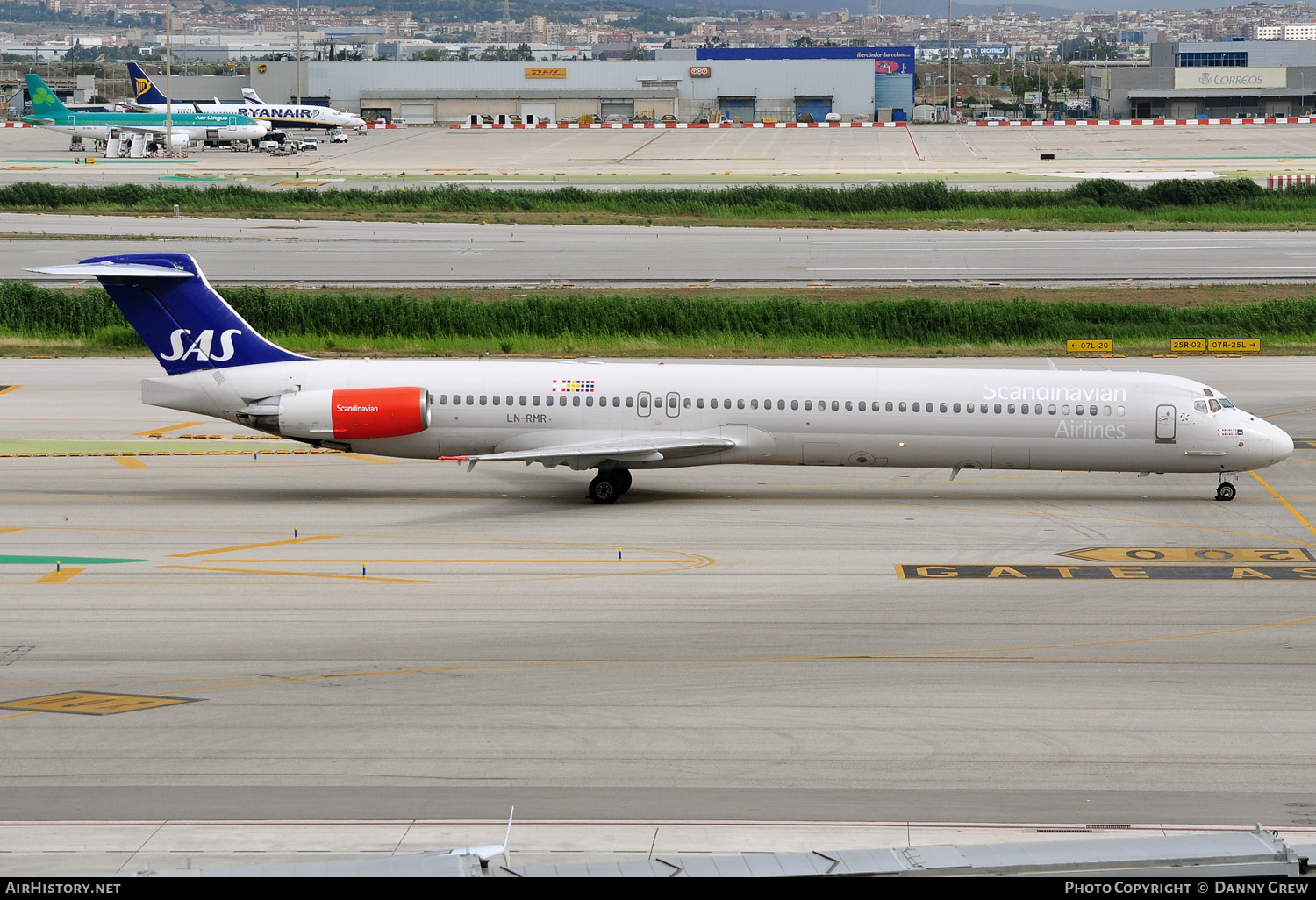 Aircraft Photo of LN-RMR | McDonnell Douglas MD-82 (DC-9-82) | Scandinavian Airlines - SAS | AirHistory.net #146281