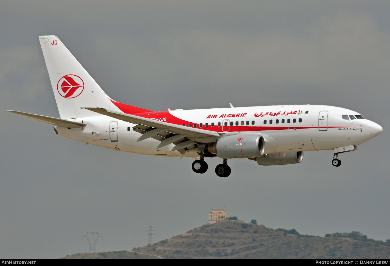 Aircraft Photo of 7T-VJQ | Boeing 737-6D6 | Air Algérie | AirHistory.net #146302