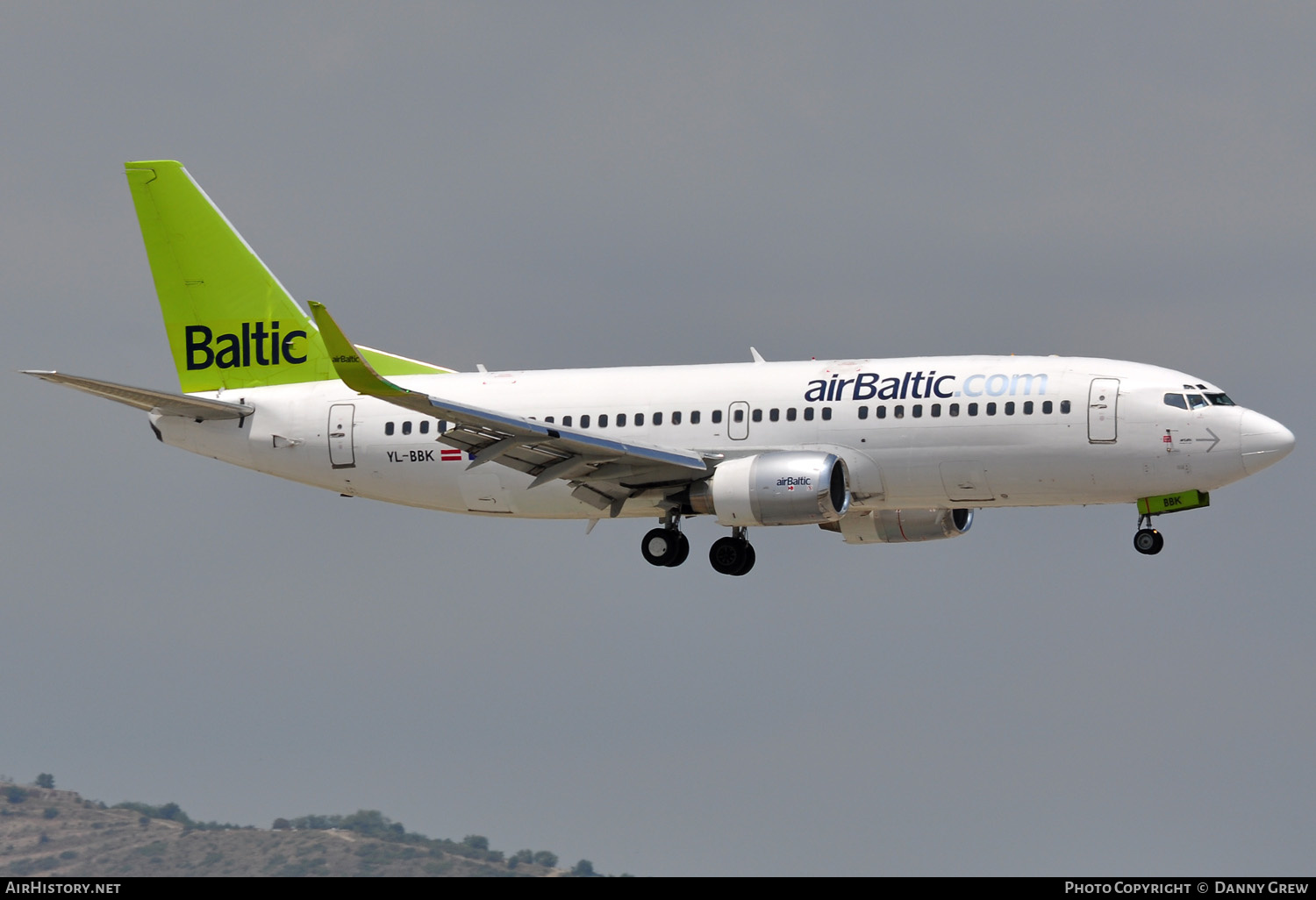 Aircraft Photo of YL-BBK | Boeing 737-33V | AirBaltic | AirHistory.net #146316