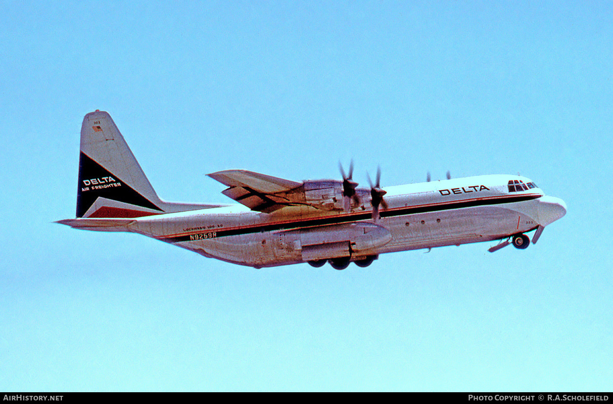 Aircraft Photo of N9259R | Lockheed L-100-20 Hercules (382E) | Delta Air Lines | AirHistory.net #146327