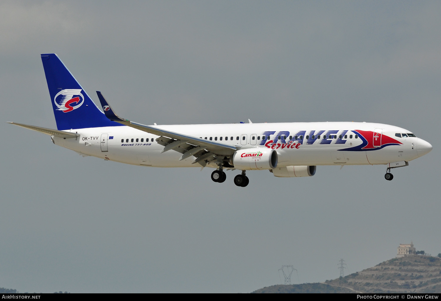 Aircraft Photo of OK-TVV | Boeing 737-86N | Travel Service | AirHistory.net #146350