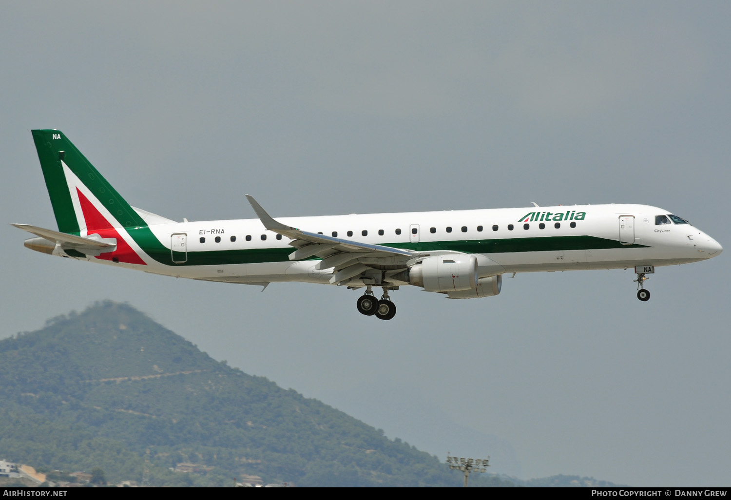 Aircraft Photo of EI-RNA | Embraer 190STD (ERJ-190-100STD) | Alitalia CityLiner | AirHistory.net #146355