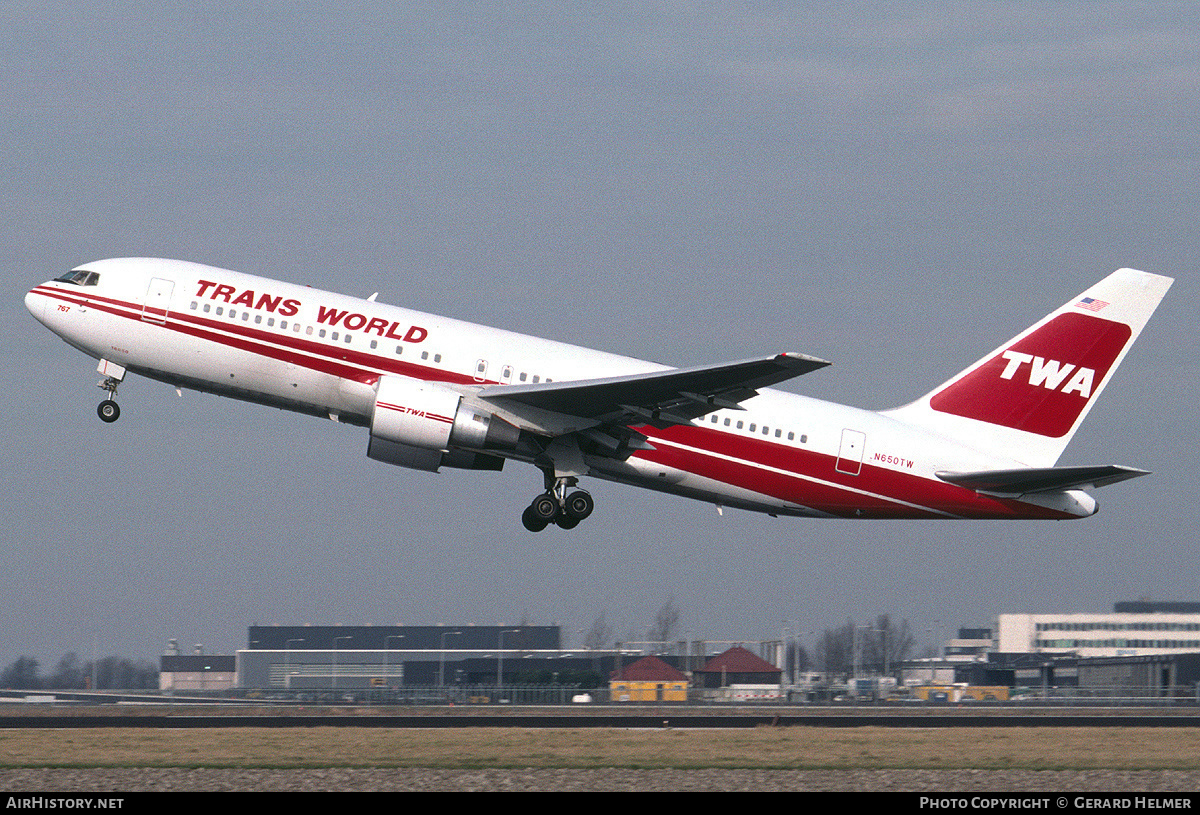 Aircraft Photo of N650TW | Boeing 767-205(ER) | Trans World Airlines - TWA | AirHistory.net #146378