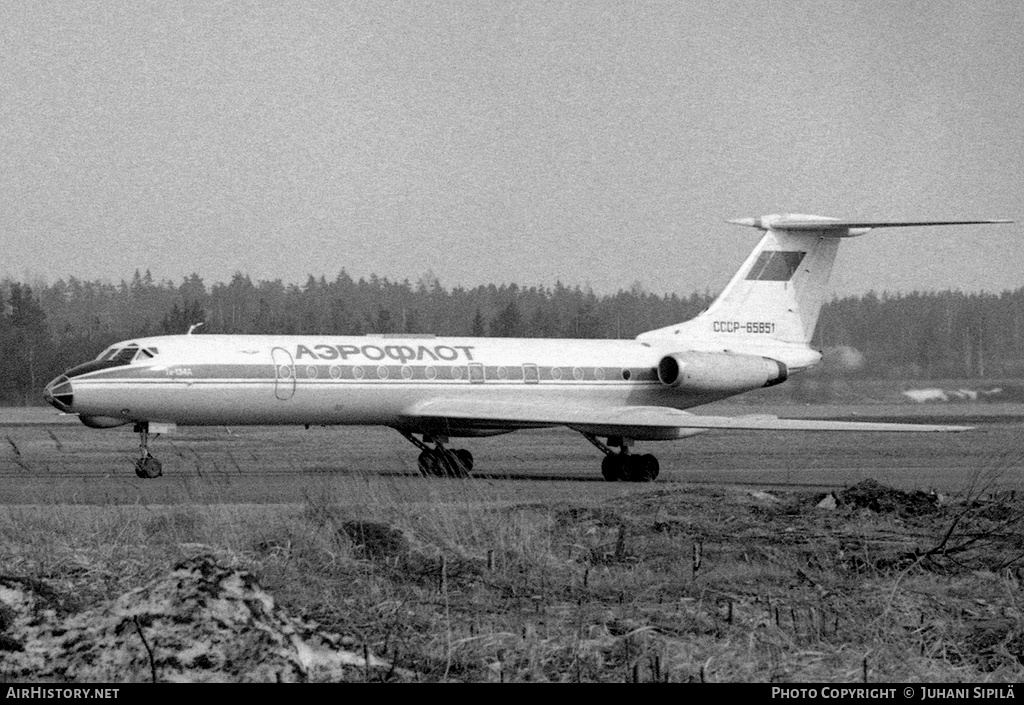 Aircraft Photo of CCCP-65851 | Tupolev Tu-134A | Aeroflot | AirHistory.net #146379