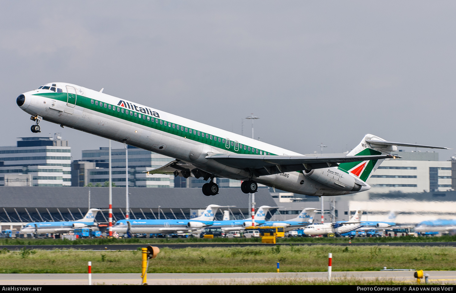 Aircraft Photo of I-DAWG | McDonnell Douglas MD-82 (DC-9-82) | Alitalia | AirHistory.net #146394