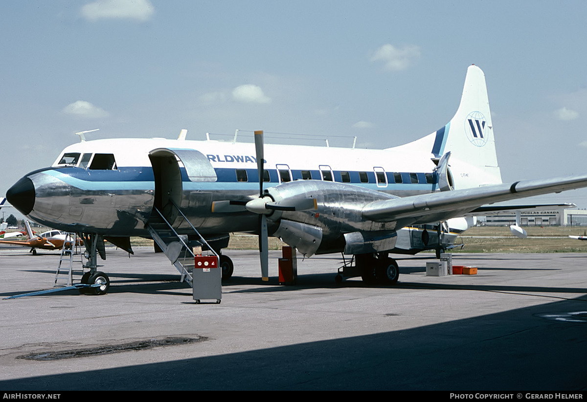 Aircraft Photo of C-FPWT | Convair 640 | Worldways Canada | AirHistory.net #146411