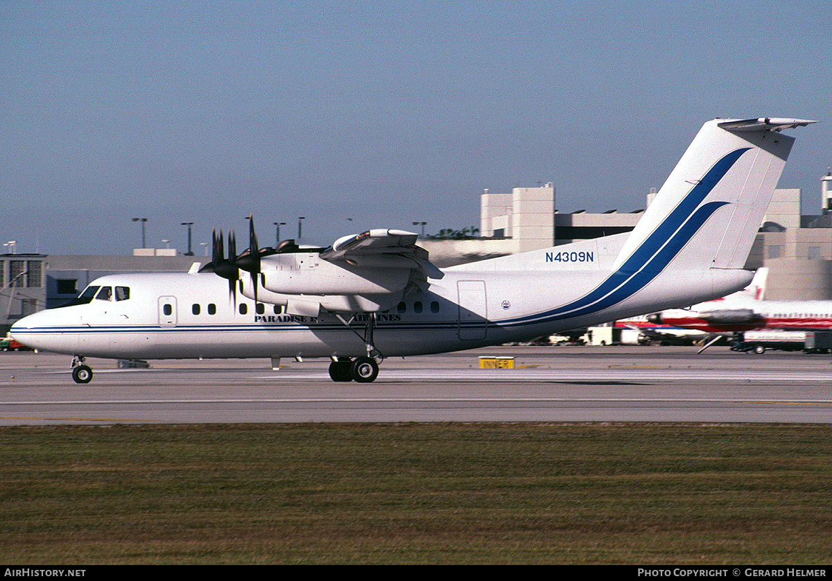 Aircraft Photo of N4309N | De Havilland Canada DHC-7-102 Dash 7 | Paradise Island Airlines | AirHistory.net #146419