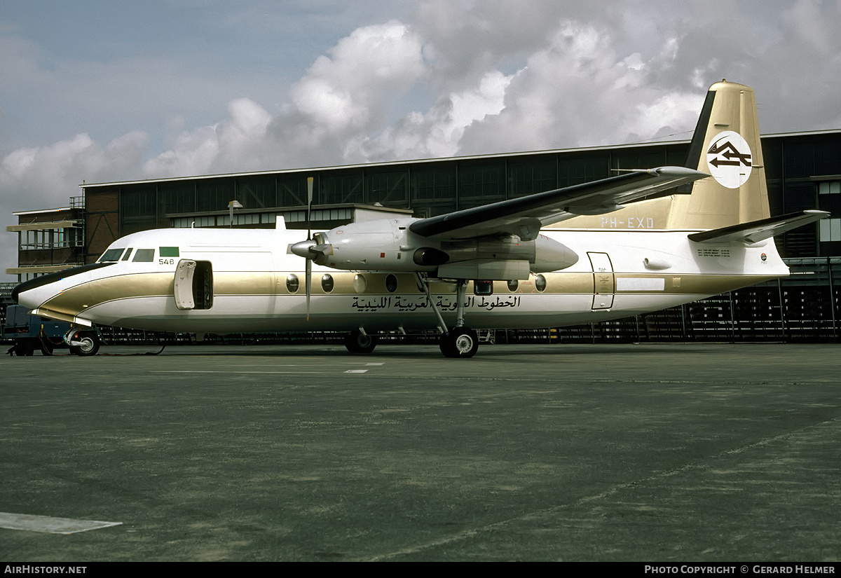 Aircraft Photo of PH-EXD | Fokker F27-600 Friendship | Libyan Arab Airlines | AirHistory.net #146422