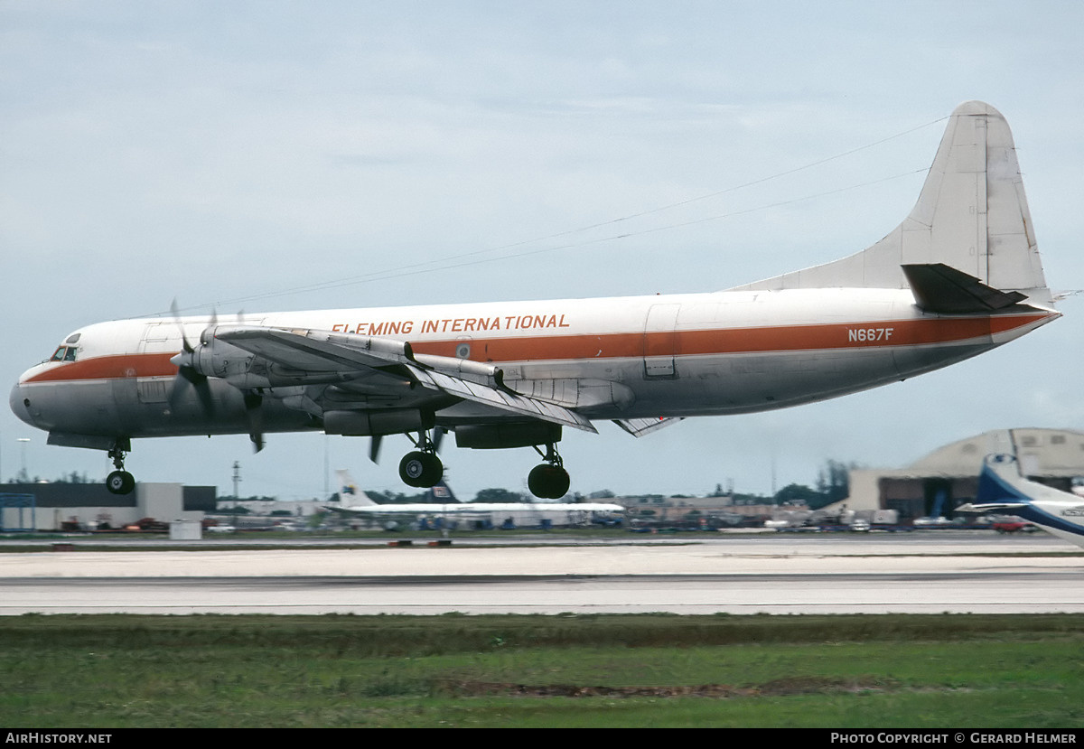 Aircraft Photo of N667F | Lockheed L-188C(F) Electra | Fleming International | AirHistory.net #146423