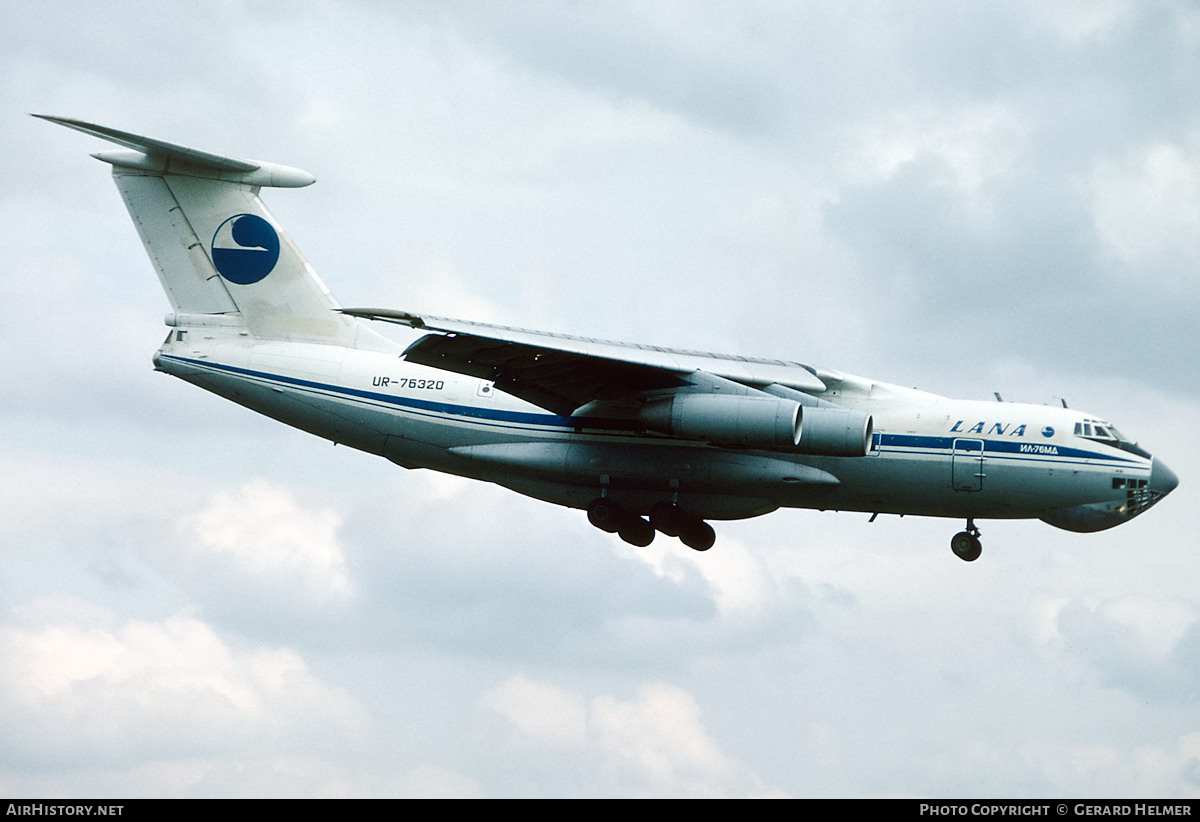 Aircraft Photo of UR-76320 | Ilyushin Il-76MD | LANA Air Company | AirHistory.net #146427