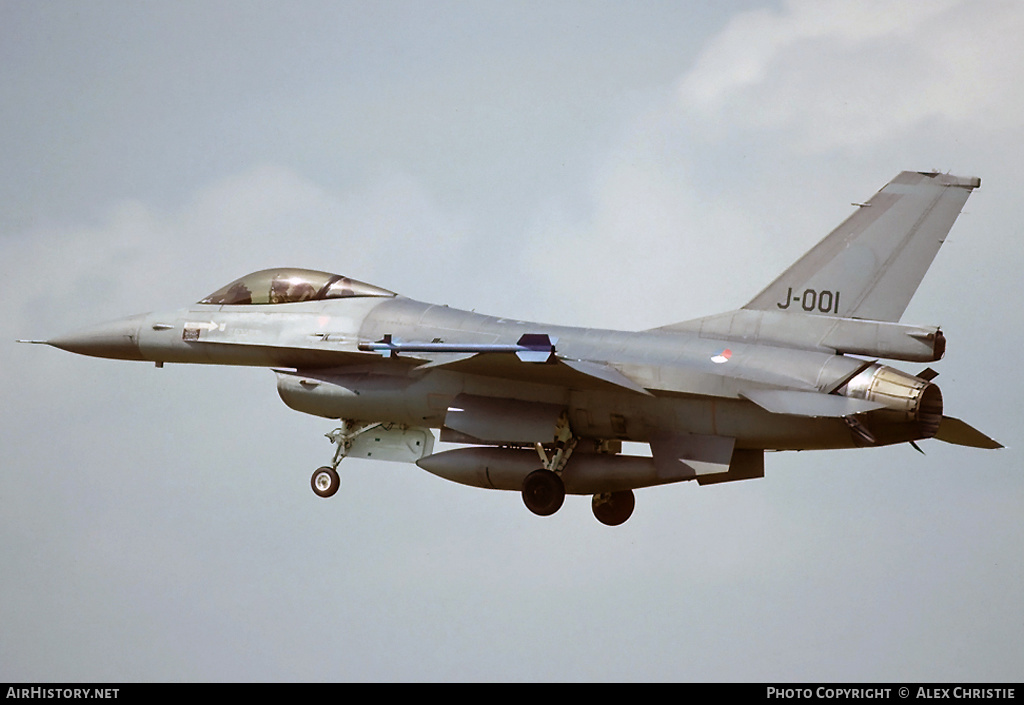 Aircraft Photo of J-001 | General Dynamics F-16A Fighting Falcon | Netherlands - Air Force | AirHistory.net #146438