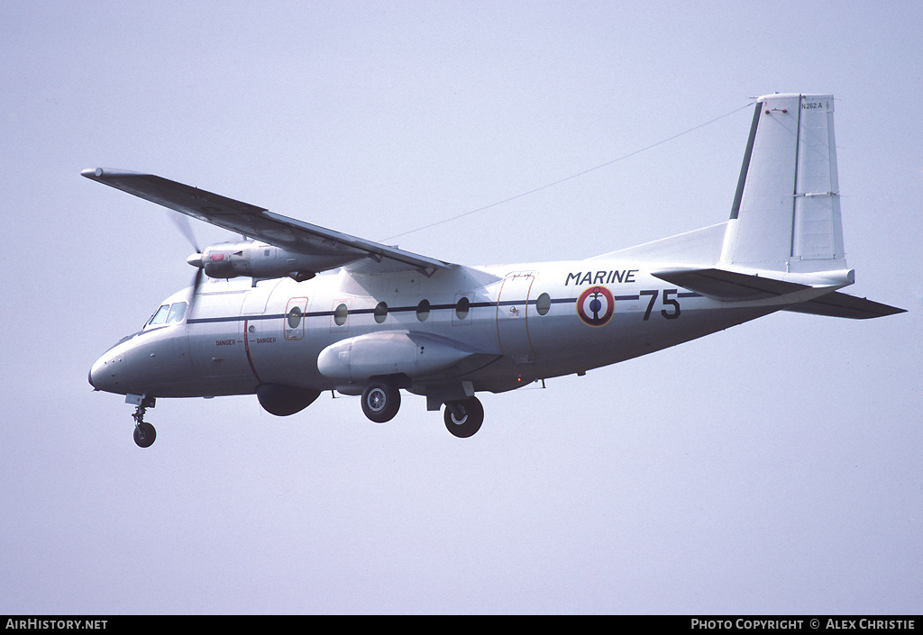 Aircraft Photo of 75 | Aerospatiale N-262E | France - Navy | AirHistory.net #146445