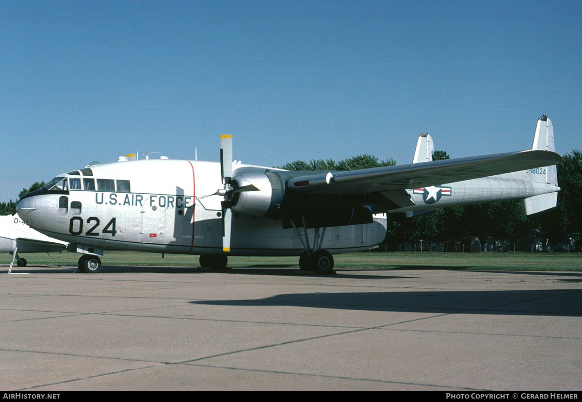 Aircraft Photo of 51-8024 / 0-18024 | Fairchild C-119F Flying Boxcar | USA - Air Force | AirHistory.net #146454