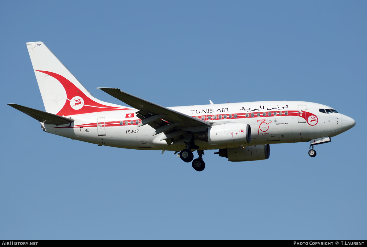 Aircraft Photo of TS-IOP | Boeing 737-6H3 | Tunisair | Tunis Air | AirHistory.net #146465
