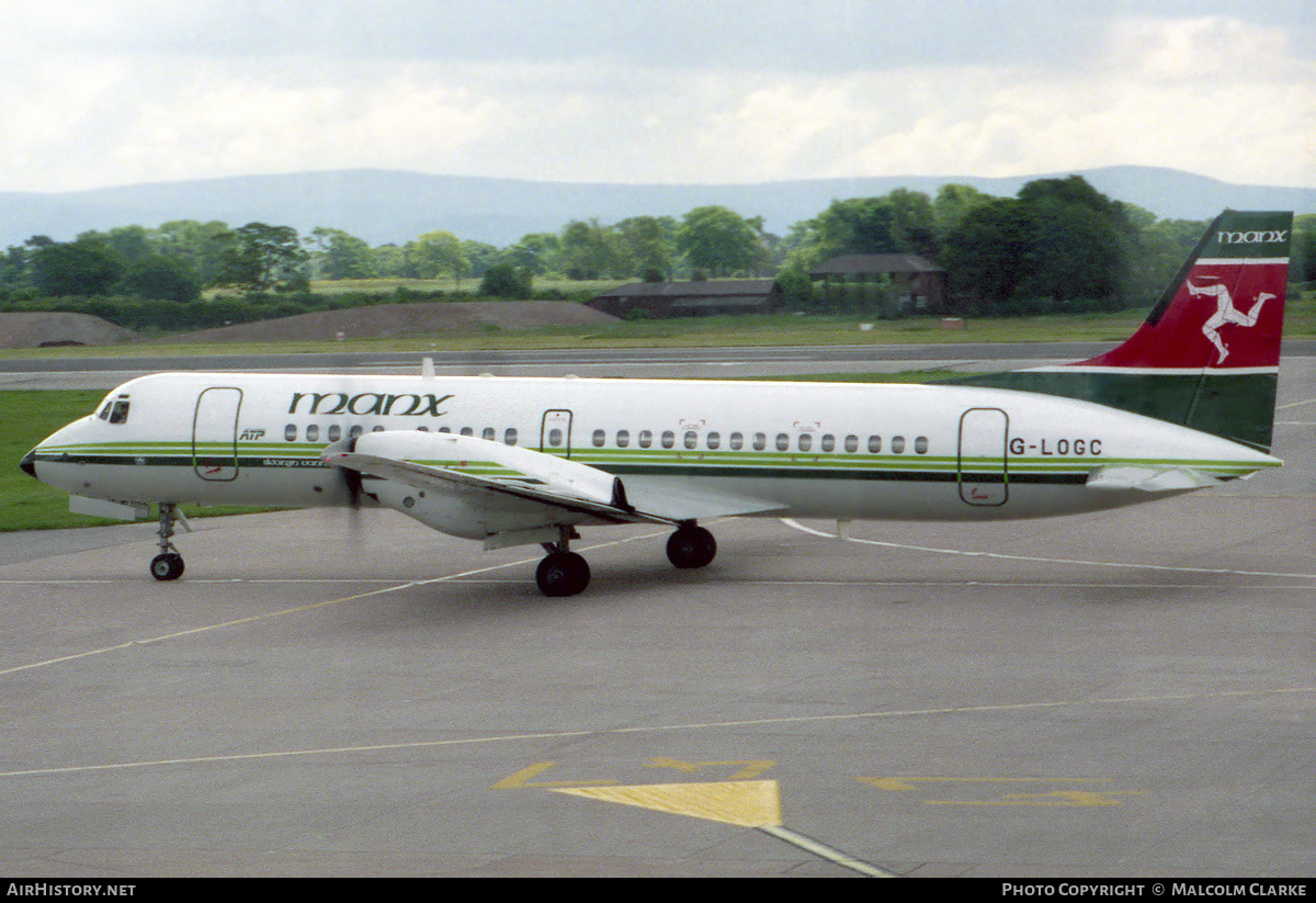 Aircraft Photo of G-LOGC | British Aerospace ATP | Manx Airlines | AirHistory.net #146489