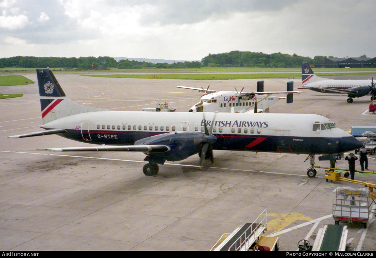 Aircraft Photo of G-BTPE | British Aerospace ATP | British Airways | AirHistory.net #146492