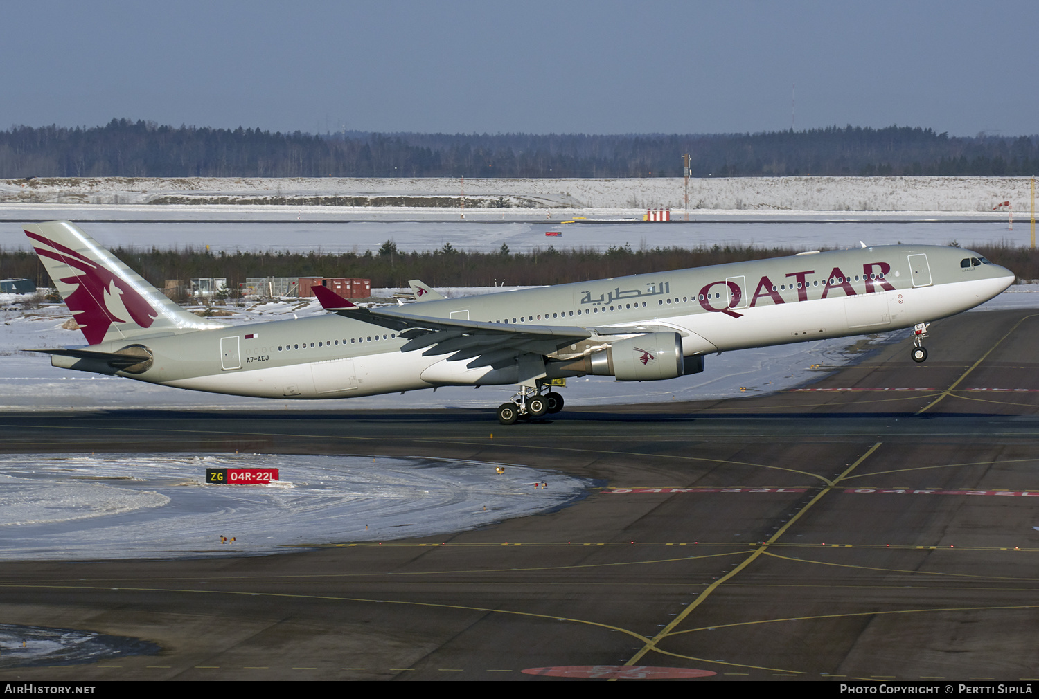 Aircraft Photo of A7-AEJ | Airbus A330-302 | Qatar Airways | AirHistory.net #146505