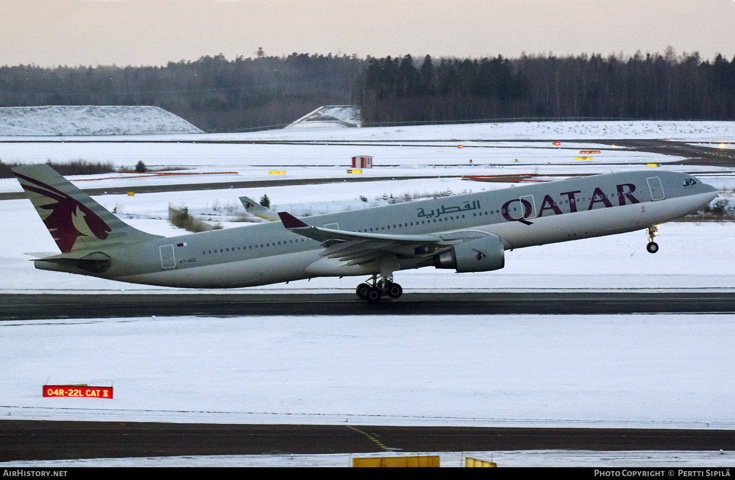 Aircraft Photo of A7-AEE | Airbus A330-302 | Qatar Airways | AirHistory.net #146522