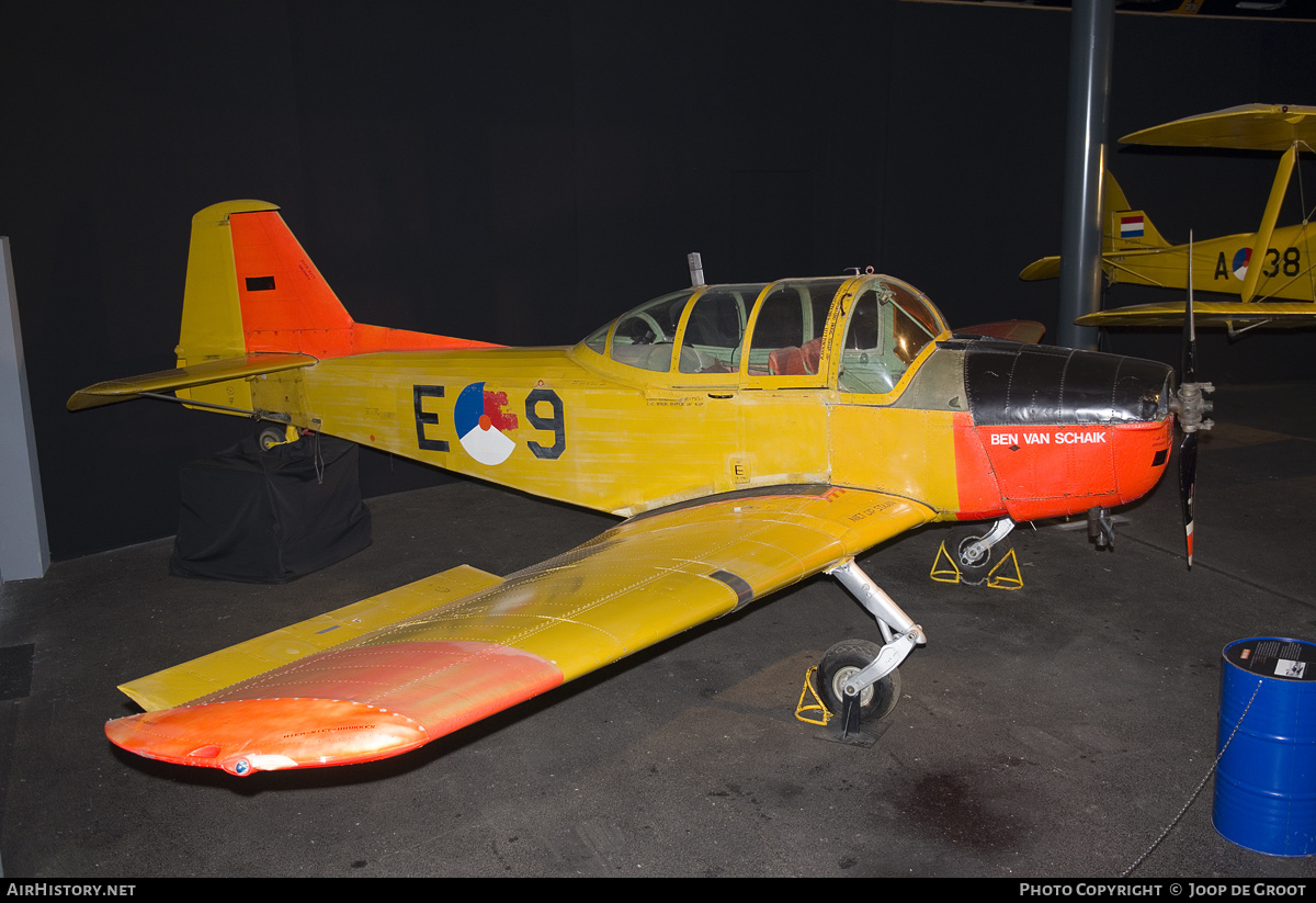 Aircraft Photo of E-9 | Fokker S.11-1 Instructor | Netherlands - Air Force | AirHistory.net #146523