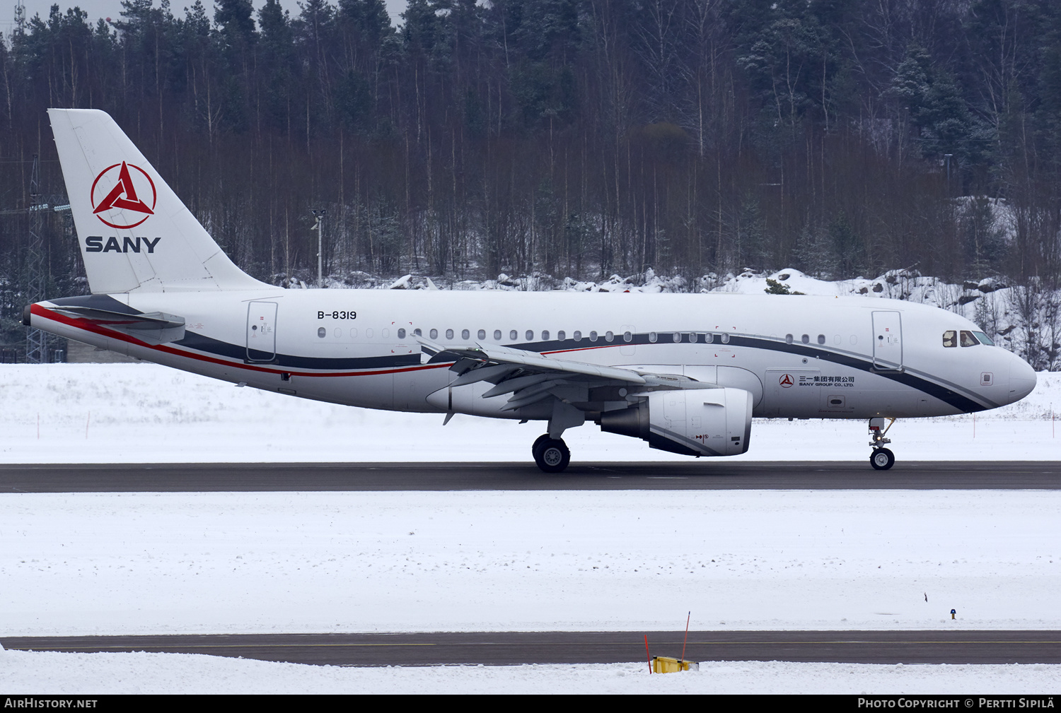 Aircraft Photo of B-8319 | Airbus ACJ319 (A319-115/CJ) | Sany Group | AirHistory.net #146529