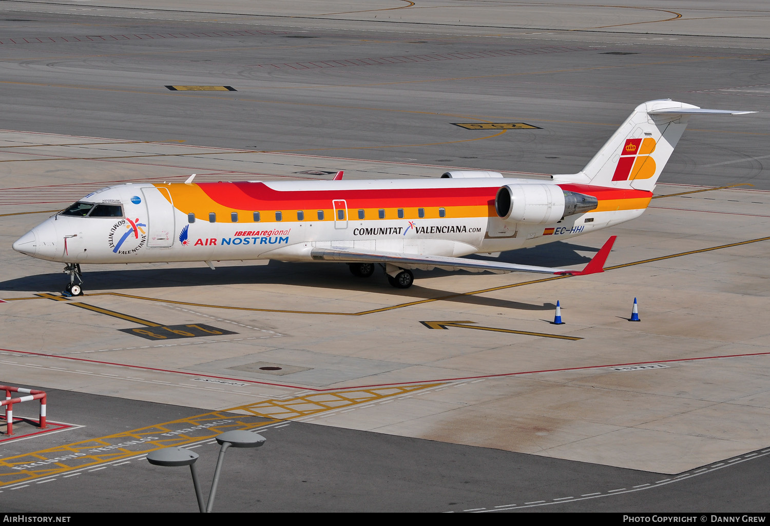 Aircraft Photo of EC-HHI | Bombardier CRJ-200ER (CL-600-2B19) | Iberia Regional | AirHistory.net #146533