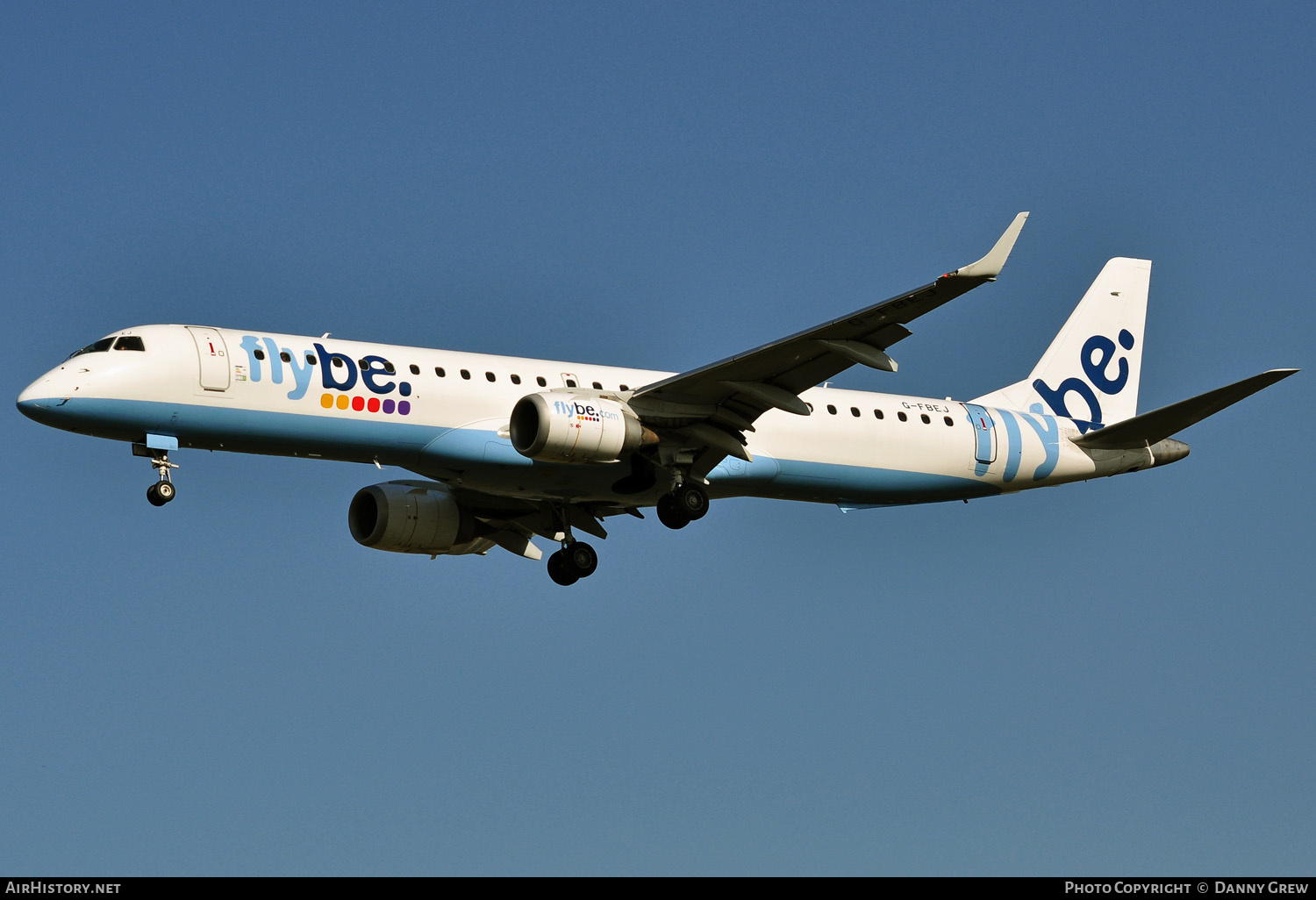 Aircraft Photo of G-FBEJ | Embraer 195LR (ERJ-190-200LR) | Flybe | AirHistory.net #146549