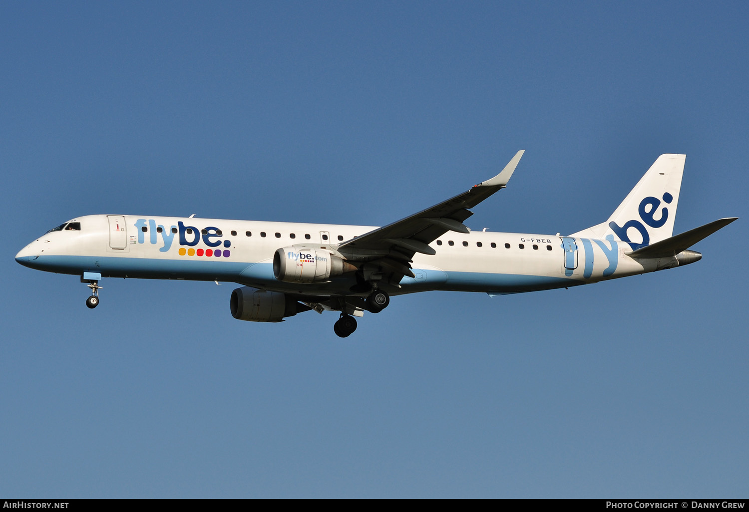 Aircraft Photo of G-FBEB | Embraer 195LR (ERJ-190-200LR) | Flybe | AirHistory.net #146561
