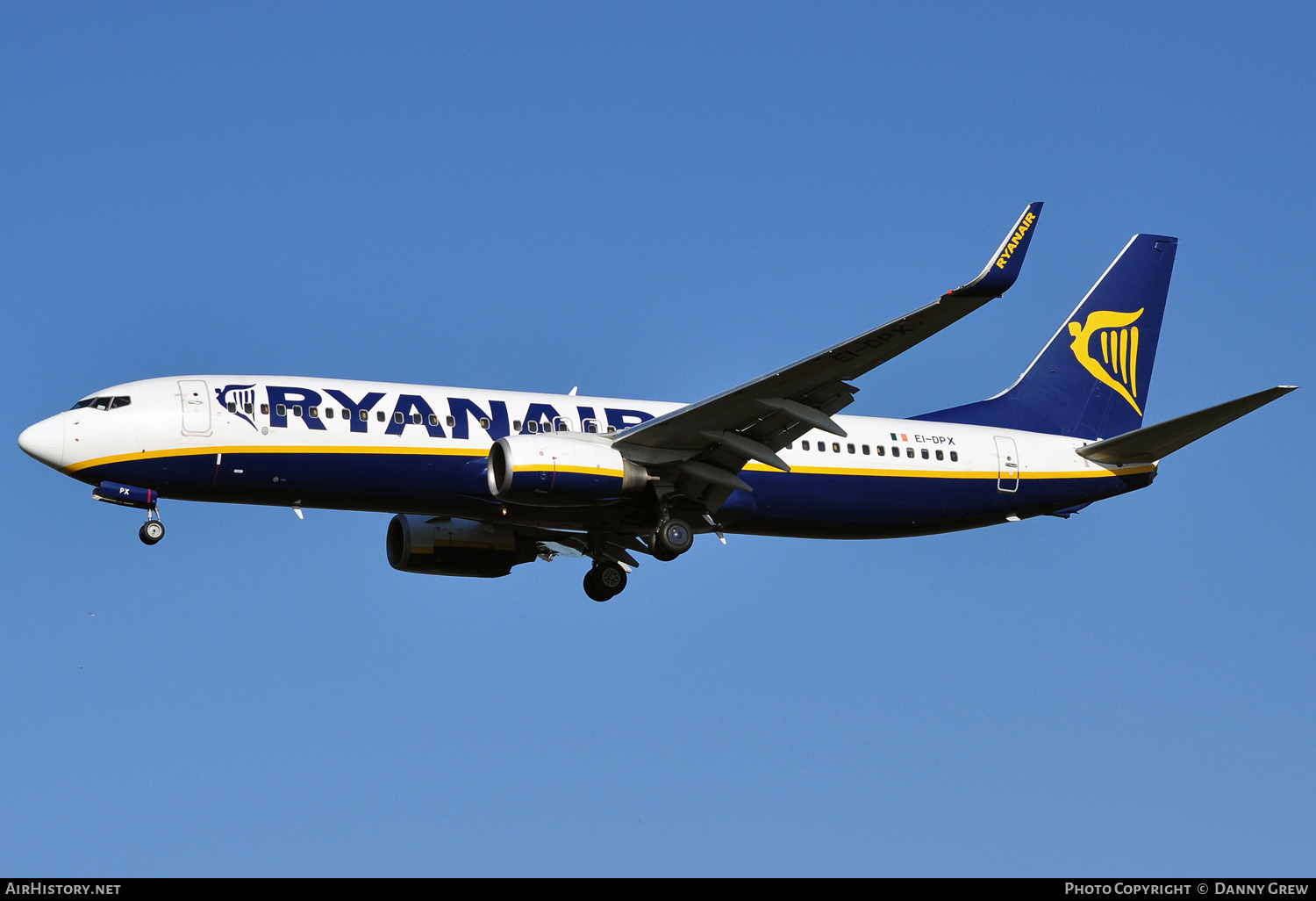 Aircraft Photo of EI-DPX | Boeing 737-8AS | Ryanair | AirHistory.net #146562