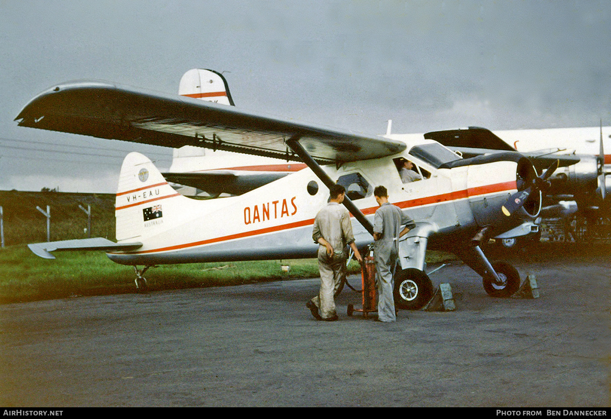 Aircraft Photo of VH-EAU | De Havilland Canada DHC-2 Beaver Mk1 | Qantas | AirHistory.net #146576