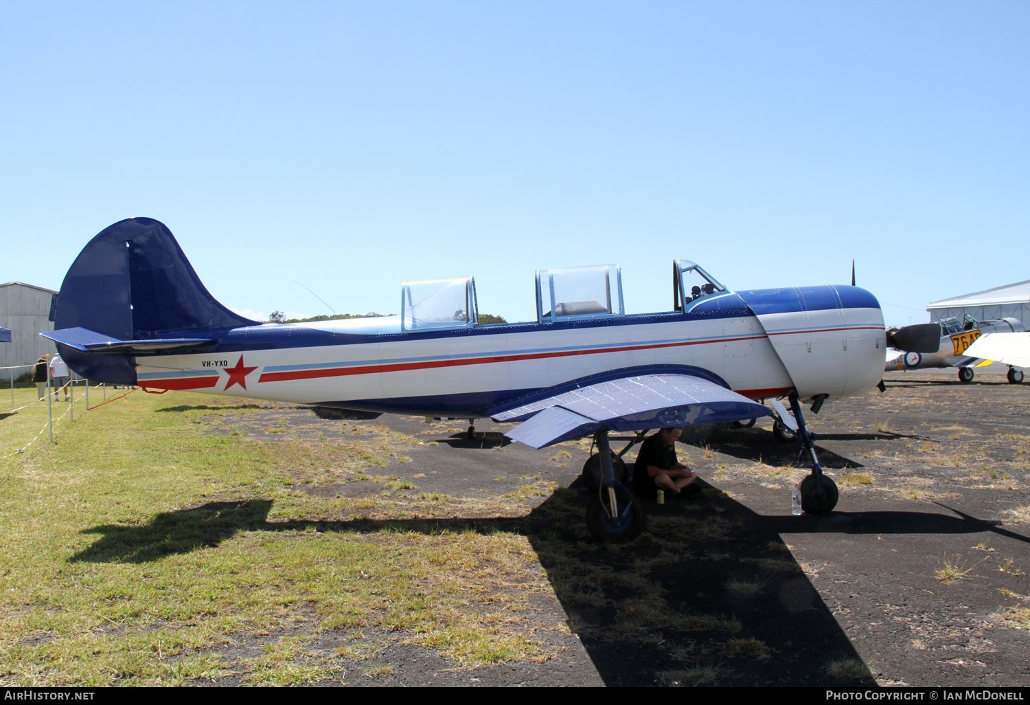 Aircraft Photo of VH-YXO | Yakovlev Yak-52 | AirHistory.net #146589