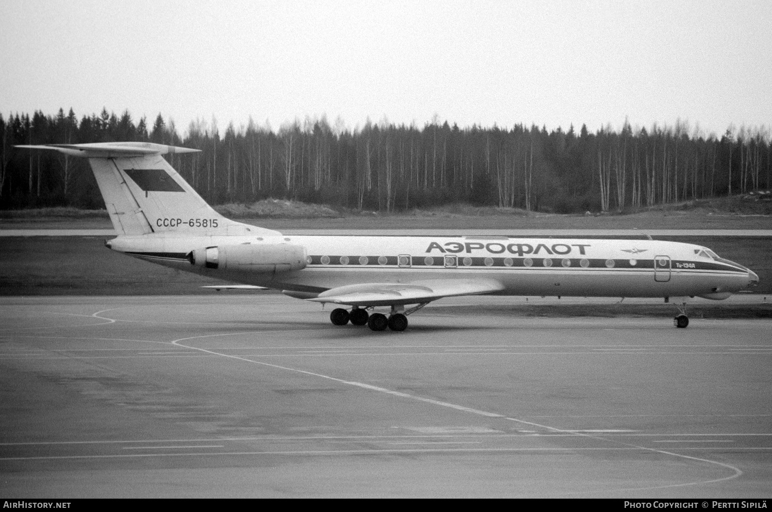 Aircraft Photo of CCCP-65815 | Tupolev Tu-134A | Aeroflot | AirHistory.net #146618