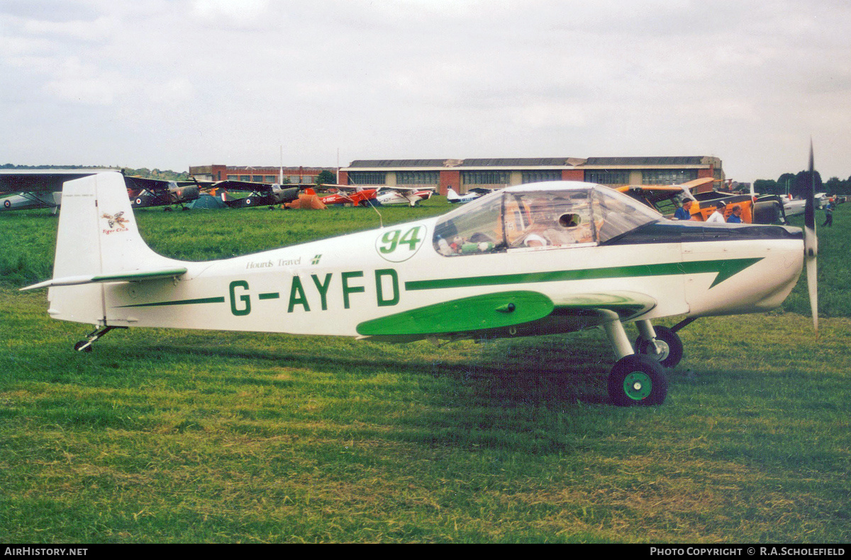 Aircraft Photo of G-AYFD | Rollason Druine D.62B Condor | AirHistory.net #146639